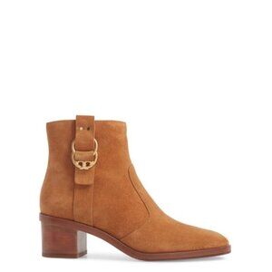 Tory Burch Tan Suede Leather Marsden Anke Bootie Size 10M